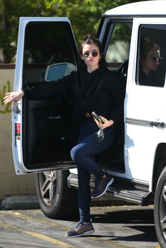 LUCY HALE Out and About in Studio City 09/26/2018