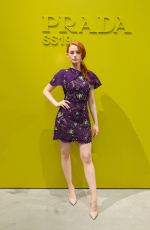 MADELAINE PETSCH at Prada Fashion Show at MFW in Milan 09/20/2018