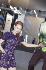 MADELAINE PETSCH Leaves a Party in Milan 09/20/2018