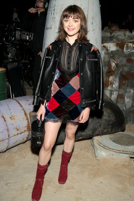 MAISIE WILLIAMS at Coach 1941 Fashion Show in new York 09/11/2018