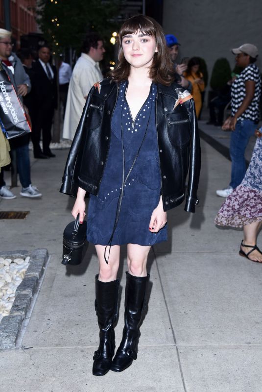 MAISIE WILLIAMS Night Out in New York 09/11/2018