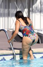 MALIN ANDERSON in Swimsuit at a Pool in Palma De Mallorca 09/05/2018