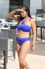 MALIN ANDERSSON in Bikini on Holiday in Spain 09/08/2018