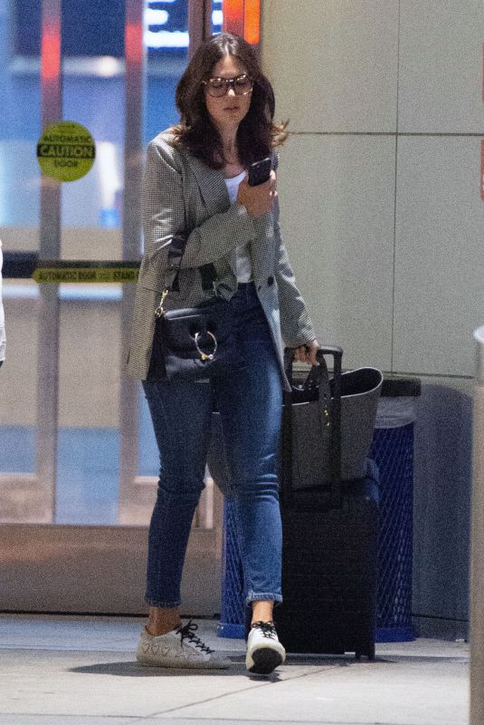 MANDY MOORE at JFK Airport in New York 09/22/2018
