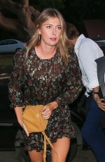 MARIA SHARAPOVA at Katsuya in Brentwood 09/27/2018