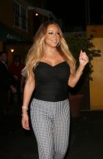MARIAH CAREY Leaves Dan Tana