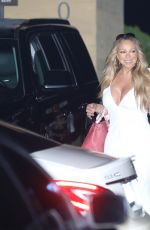 MARIAH CAREY Out for Dinner in Malibu 08/29/2018