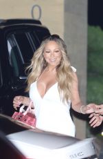 MARIAH CAREY Out for Dinner in Malibu 08/29/2018