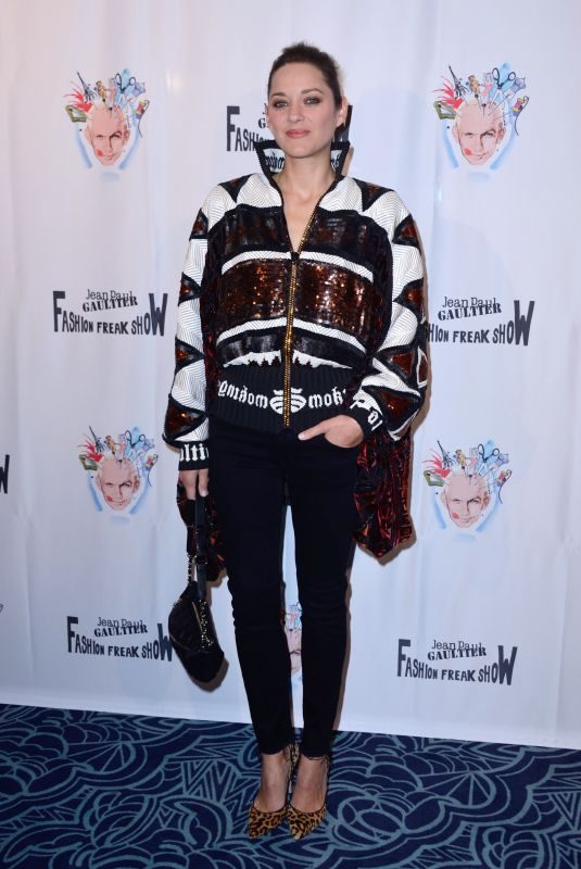 MARION COTILLARD at Fashion Freak Show in Paris 09/28/2018