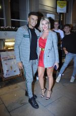 MEGAN BARTON Arrives at Rosso Restaurant and Bar in Manchester 09/13/2018
