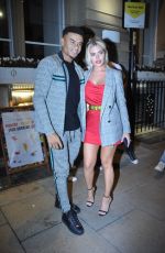MEGAN BARTON Arrives at Rosso Restaurant and Bar in Manchester 09/13/2018