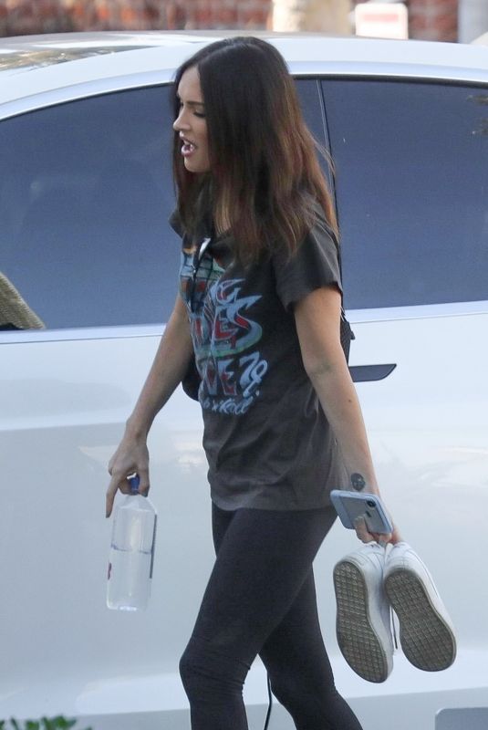 MEGAN FOX Arrives at Smashbox Studios in Culver City 09/14/2018