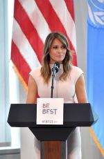 MELANIA TRUMP Hosts Reception in Honor of UN General Assembly in New York 09/26/2018