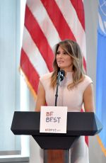 MELANIA TRUMP Hosts Reception in Honor of UN General Assembly in New York 09/26/2018
