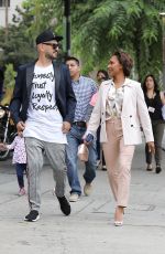 MELANIE BROWN Arrives at Los Angeles Courthouse 09/04/2018