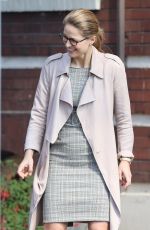MELISSA BENOIST on the Set of Supergirl in Vancouver 08/30/2018