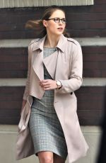 MELISSA BENOIST on the Set of Supergirl in Vancouver 08/30/2018