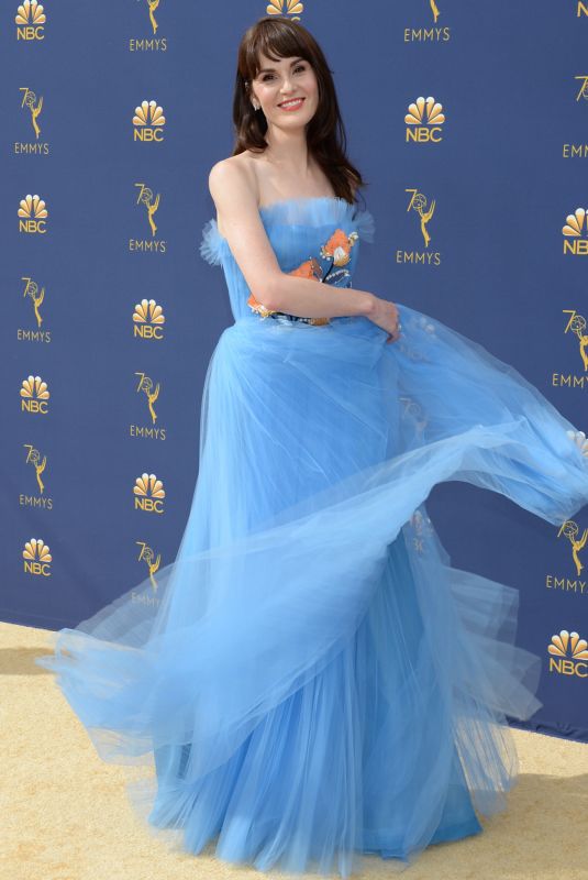 MICHELLE DOCKERY at Emmy Awards 2018 in Los Angeles 09/17/2018