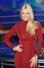MICHELLE HUNZIKER at Striscia La Notizia  Show Photocal in Milan 09/20/2018