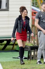 MICHELLE KEEGAN on the Set of Brassic in Manchester 09/17/2018