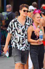 MICHELLE RANDOLPH and Gregg Sulkin at Disneyland 09/24/2018