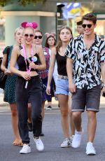 MICHELLE RANDOLPH and Gregg Sulkin at Disneyland 09/24/2018