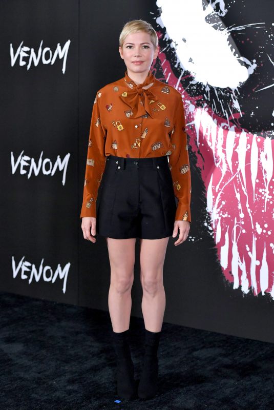 MICHELLE WILLIAMS at Venom Photocall in Los Angeles 09/27/2018