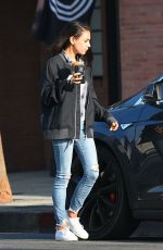 MILA KUNIS Out for a Coffee in Los Angeles 09/26/2018