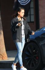 MILA KUNIS Out for a Coffee in Los Angeles 09/26/2018