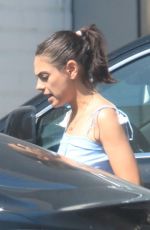 MILA KUNIS Out in Beverly Hills 09/22/2018