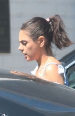 MILA KUNIS Out in Beverly Hills 09/22/2018