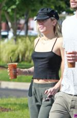 MILEY CYRUS Out and About in Nashville 08/29/2018