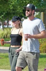 MILEY CYRUS Out and About in Nashville 08/29/2018
