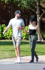 MILEY CYRUS Out and About in Nashville 08/29/2018