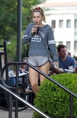 MILEY CYRUS Out for Iced Coffee in Nashville 08/31/2018