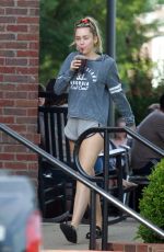 MILEY CYRUS Out for Iced Coffee in Nashville 08/31/2018