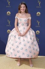 MILLIE BOBBY BROWN at Emmy Awards 2018 in Los Angeles 09/17/2018