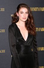 MILLIE BRADY at Louis XIII & Vanity Fair Dinner in Paris 09/26/2018