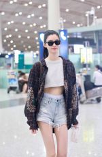 MING XI at Airport in Beijing 09/05/2018