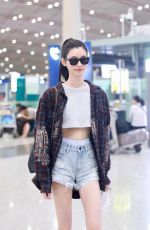 MING XI at Airport in Beijing 09/05/2018