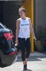 MINKA KELLY Leaves a Gym in West Hollywood 09/24/2018
