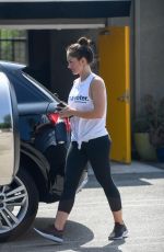 MINKA KELLY Leaves a Gym in West Hollywood 09/24/2018