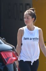 MINKA KELLY Leaves a Gym in West Hollywood 09/24/2018