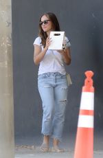 MINKA KELLY Leaves Beauty Salon in Los Angeles 09/20/2018