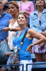 MIRKA FEDERER at US Open Tennis Championships in Flushing Meadows 09/01/2018