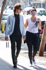 MISCHA BARTON Out and About in Los Angeles 09/25/2018