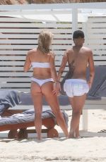 MOLLEE GRAY in Bikini at a Beach in Cancun 09/10/2018