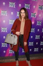 MOLLIE WINNARD at Rock of Ages Press Night in Manchester 09/25/2018