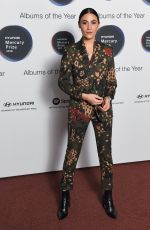 NADINE SHAH at Mercury Prize Albums of the Year Awards in London 09/20/2018