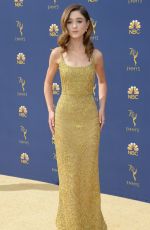 NATALIA DYER at Emmy Awards 2018 in Los Angeles 09/17/2018